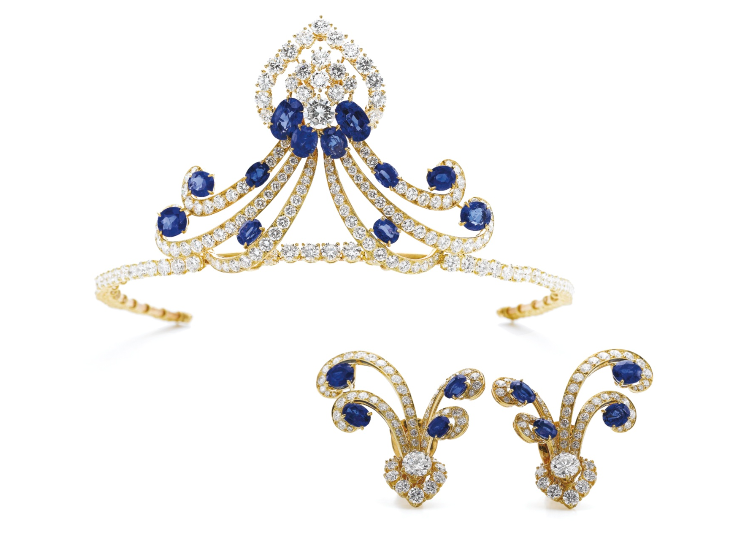 王室的藍(lán)寶石珠寶首飾
