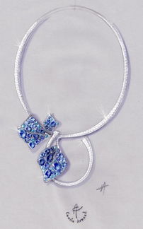 畢業(yè)設(shè)計(jì)系列 珠寶首飾效果圖篇 閃閃惹人愛的珠光寶器